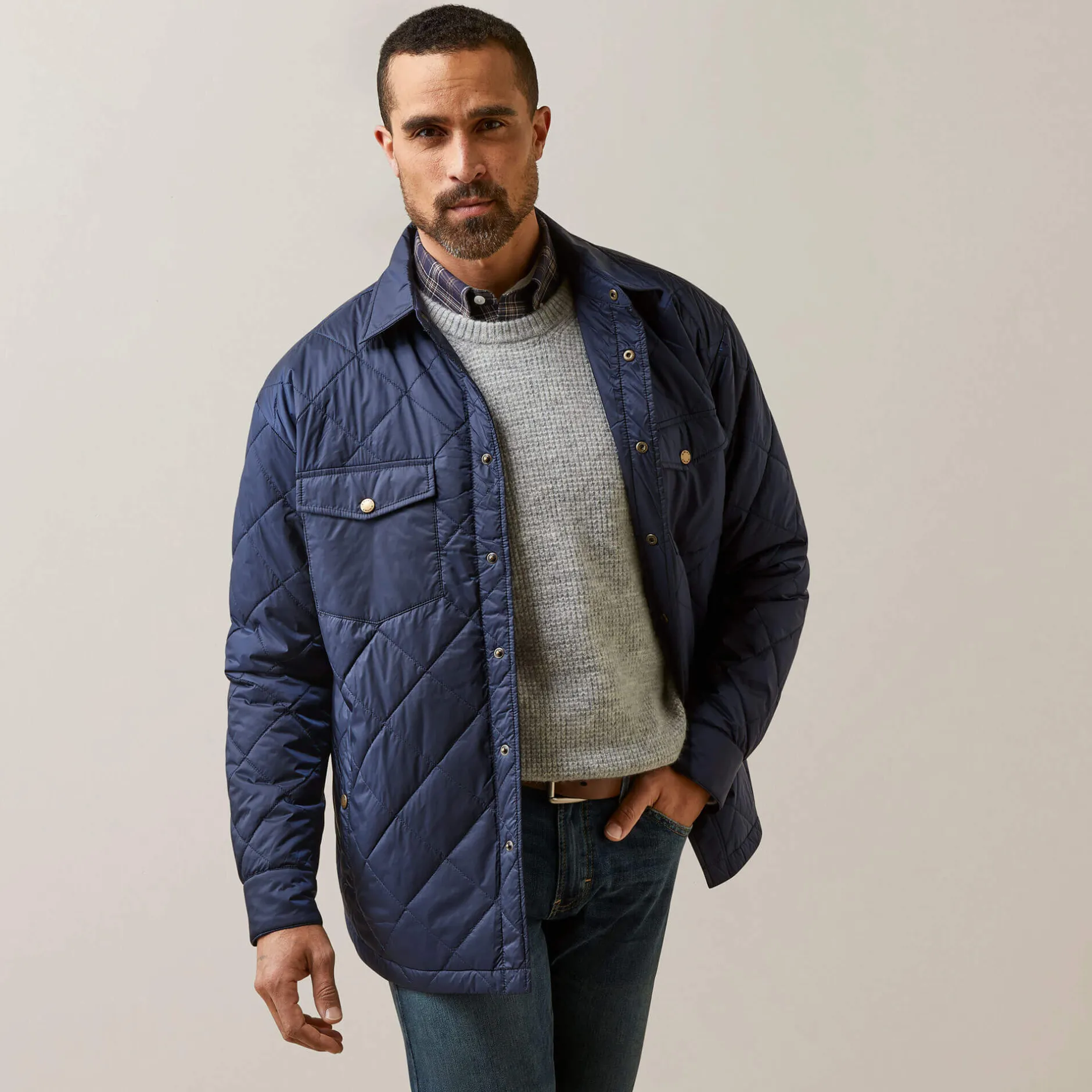Ariat Oberbekleidung*Stinson Insulated Shirt Jacket NAVY