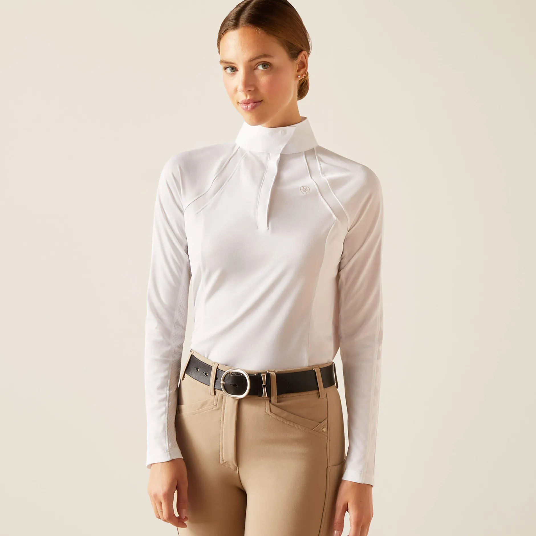 Ariat Turnierbekleidung*Sunstopper 3.0 Show Shirt WHITE