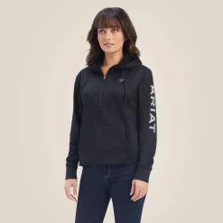 Ariat Hoodies & Sweatshirts|Sweatshirts & Hoodies*Tek Hoodie 1/2 Zip Hoodie BLACK