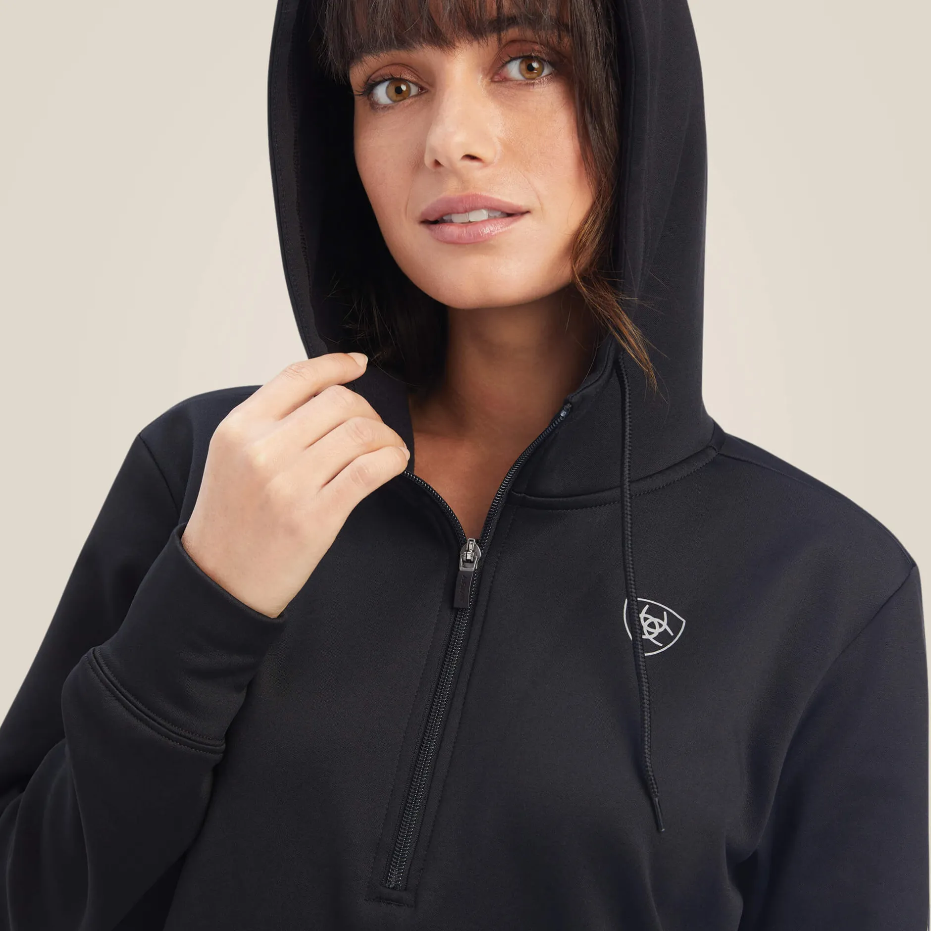 Ariat Hoodies & Sweatshirts|Sweatshirts & Hoodies*Tek Hoodie 1/2 Zip Hoodie BLACK