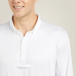 Ariat Turnierbekleidung*TEK Long Sleeve Show Shirt WHITE