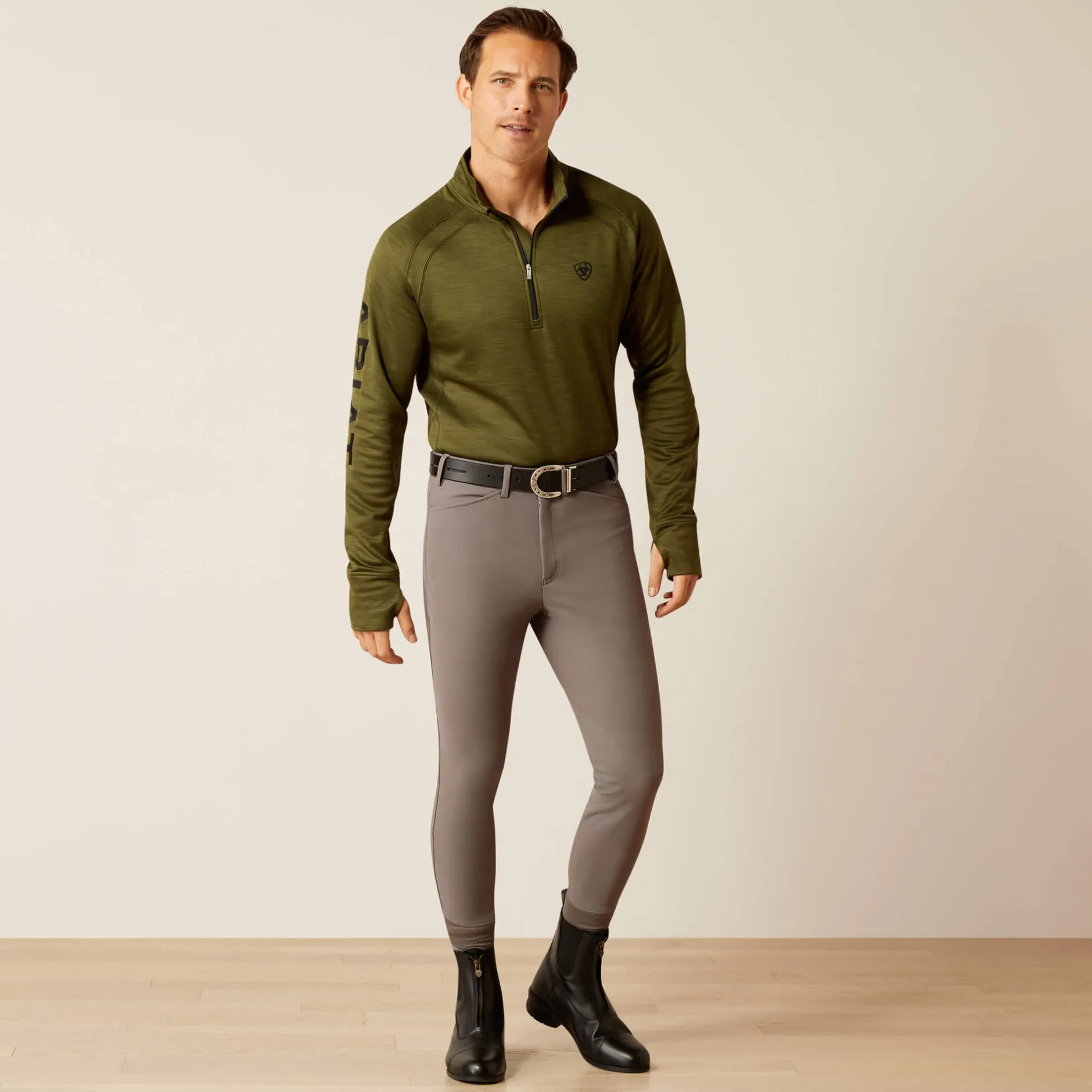 Ariat Sweatshirts & Hoodies*Tek Team 1/2 Zip Sweatshirt WINTER MOSS