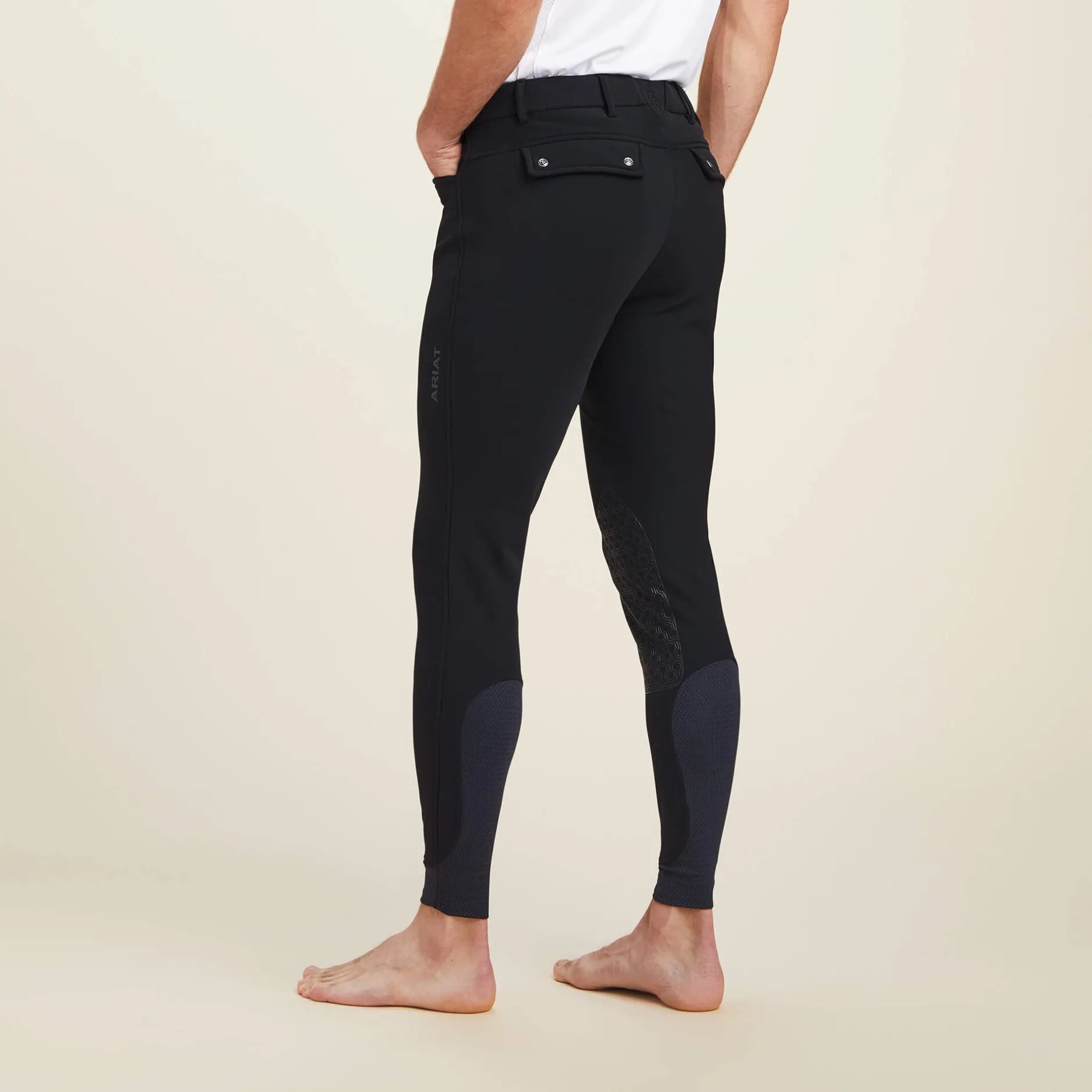 Ariat Reithosen*Tri Factor Frost Insulated Knee Patch Breech BLACK
