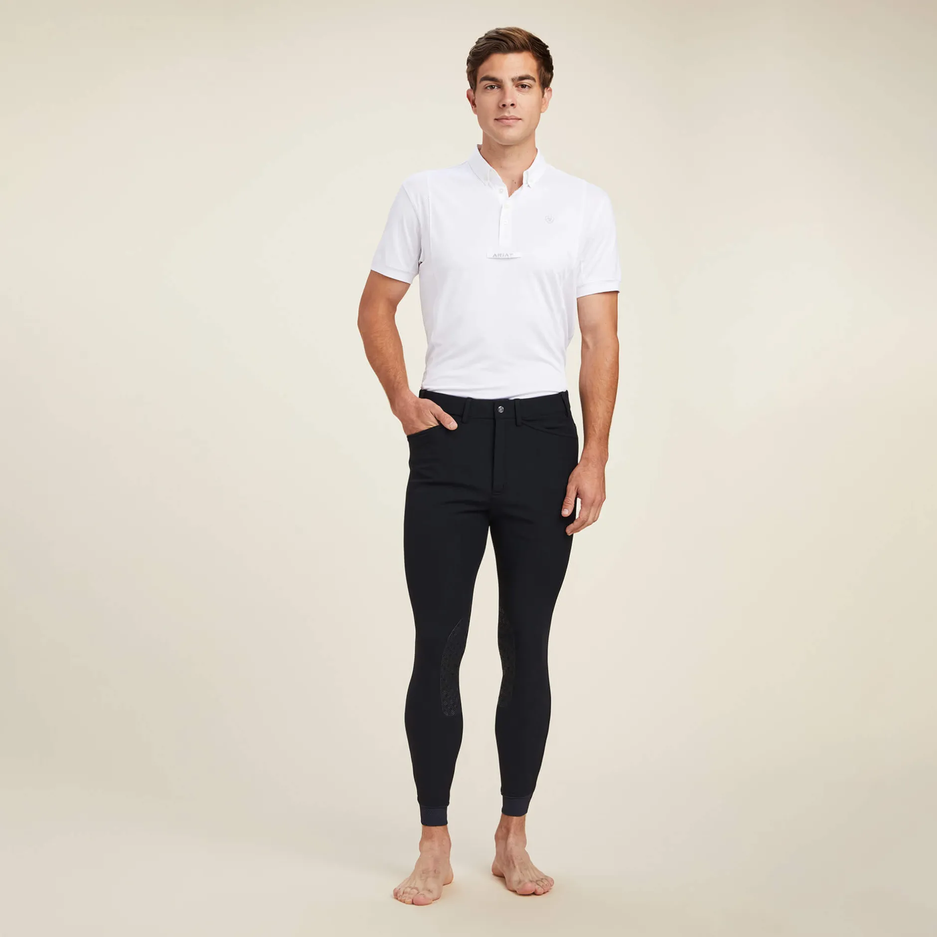 Ariat Reithosen*Tri Factor Frost Insulated Knee Patch Breech BLACK
