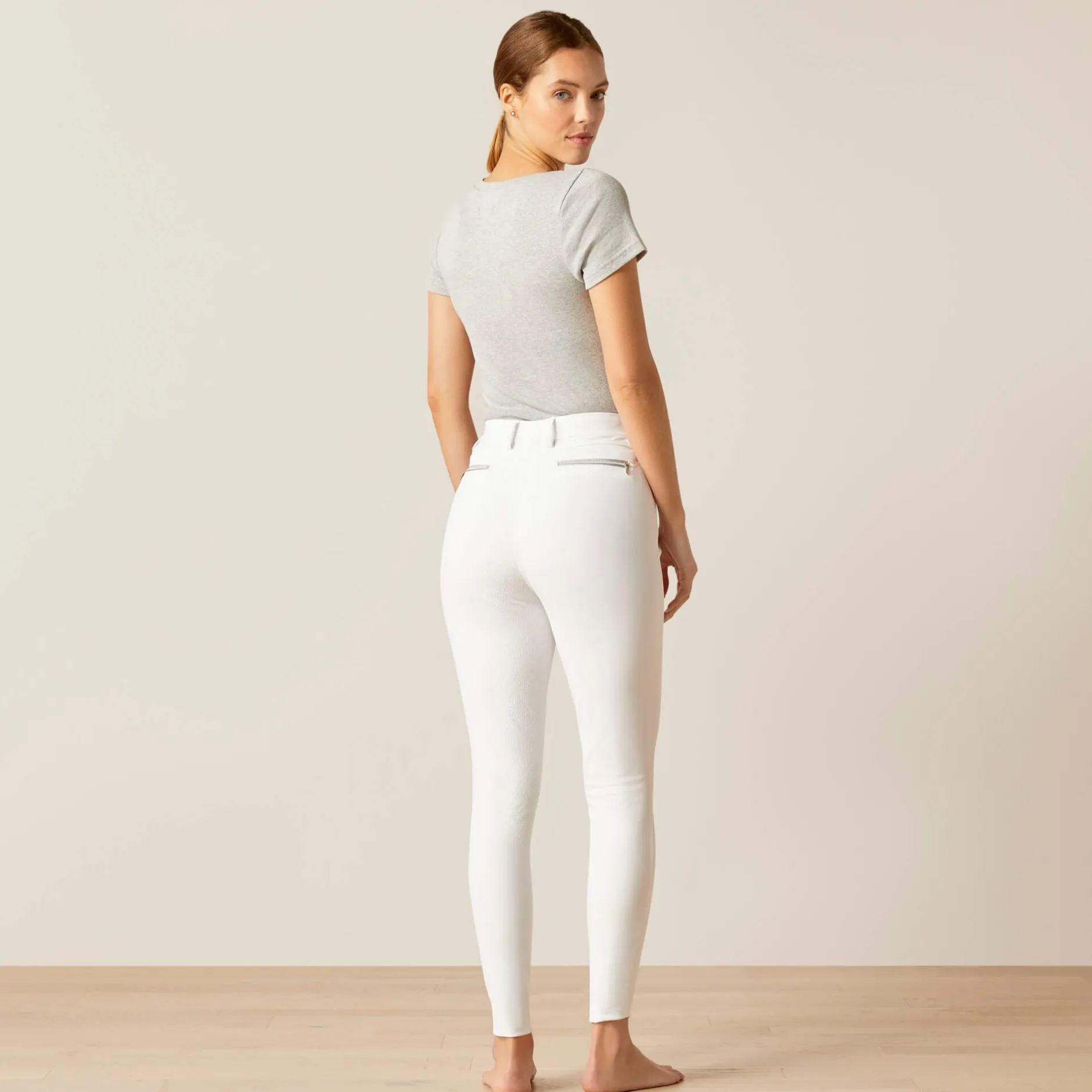 Ariat Reithosen- & Leggings*Tri Factor Full Seat Tight WHITE