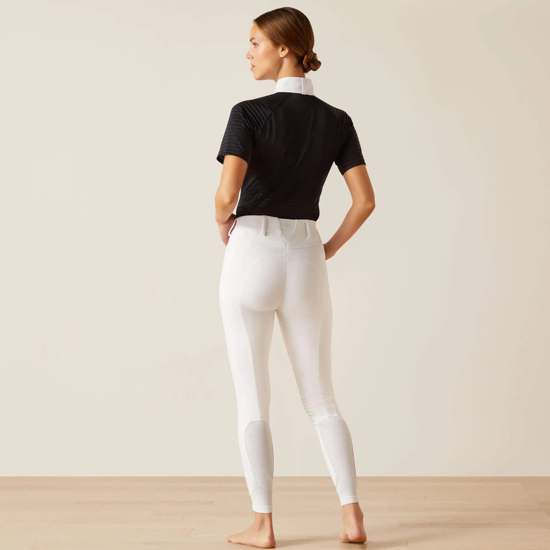 Ariat Reithosen- & Leggings|Turnierbekleidung*Tri Factor Grace Knee Patch Breech WHITE