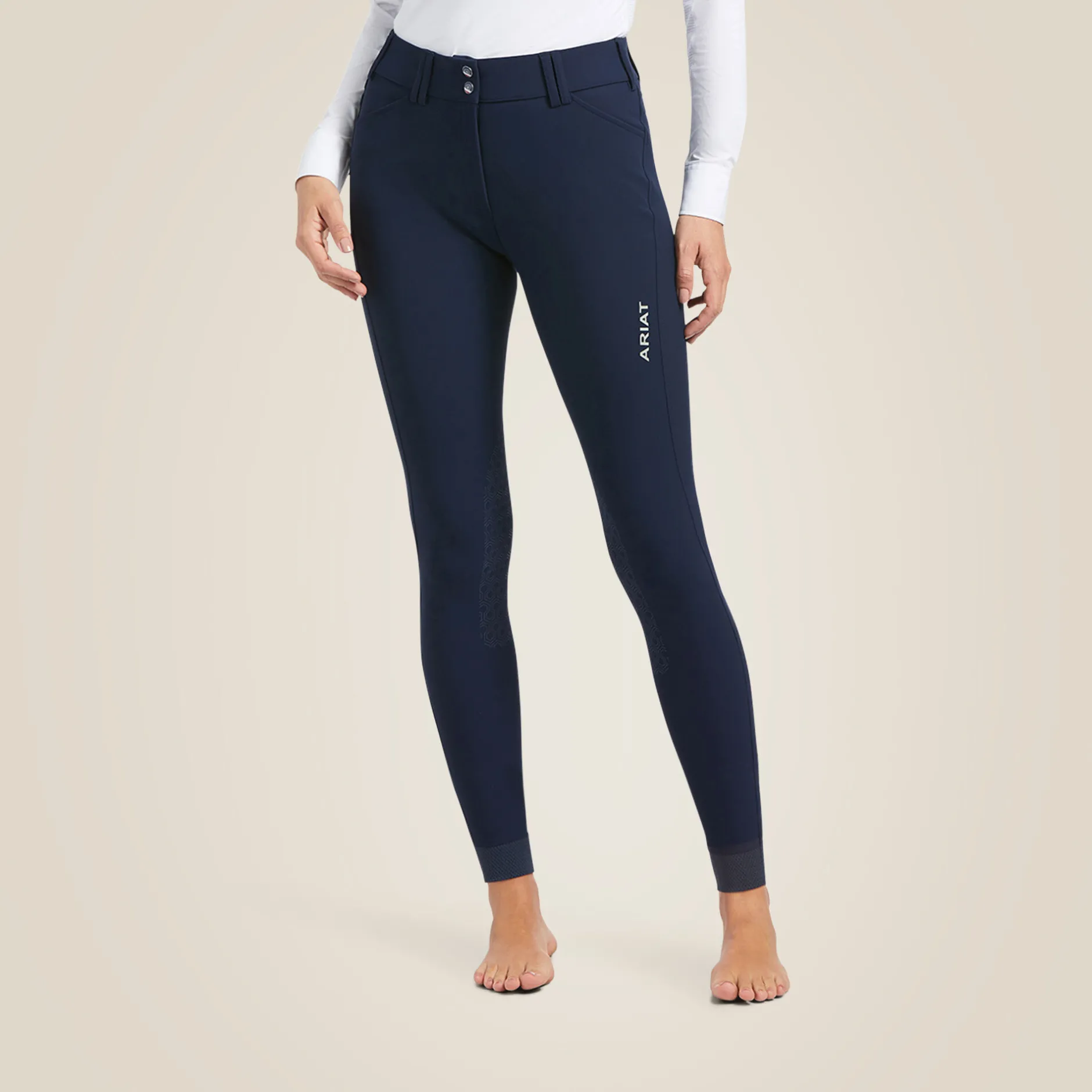 Ariat Reithosen- & Leggings*Tri Factor Grip Knee Patch Breech NAVY