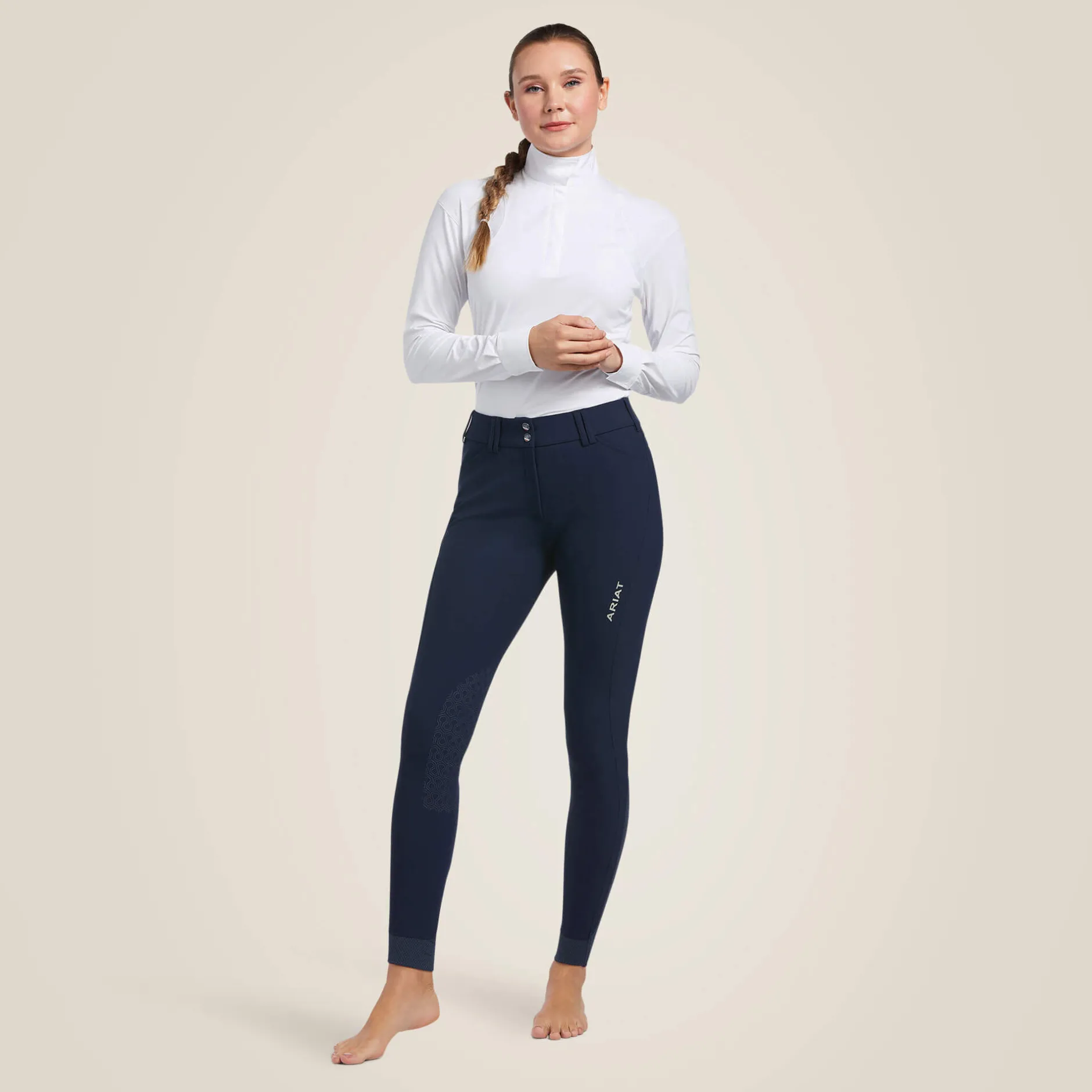 Ariat Reithosen- & Leggings*Tri Factor Grip Knee Patch Breech NAVY