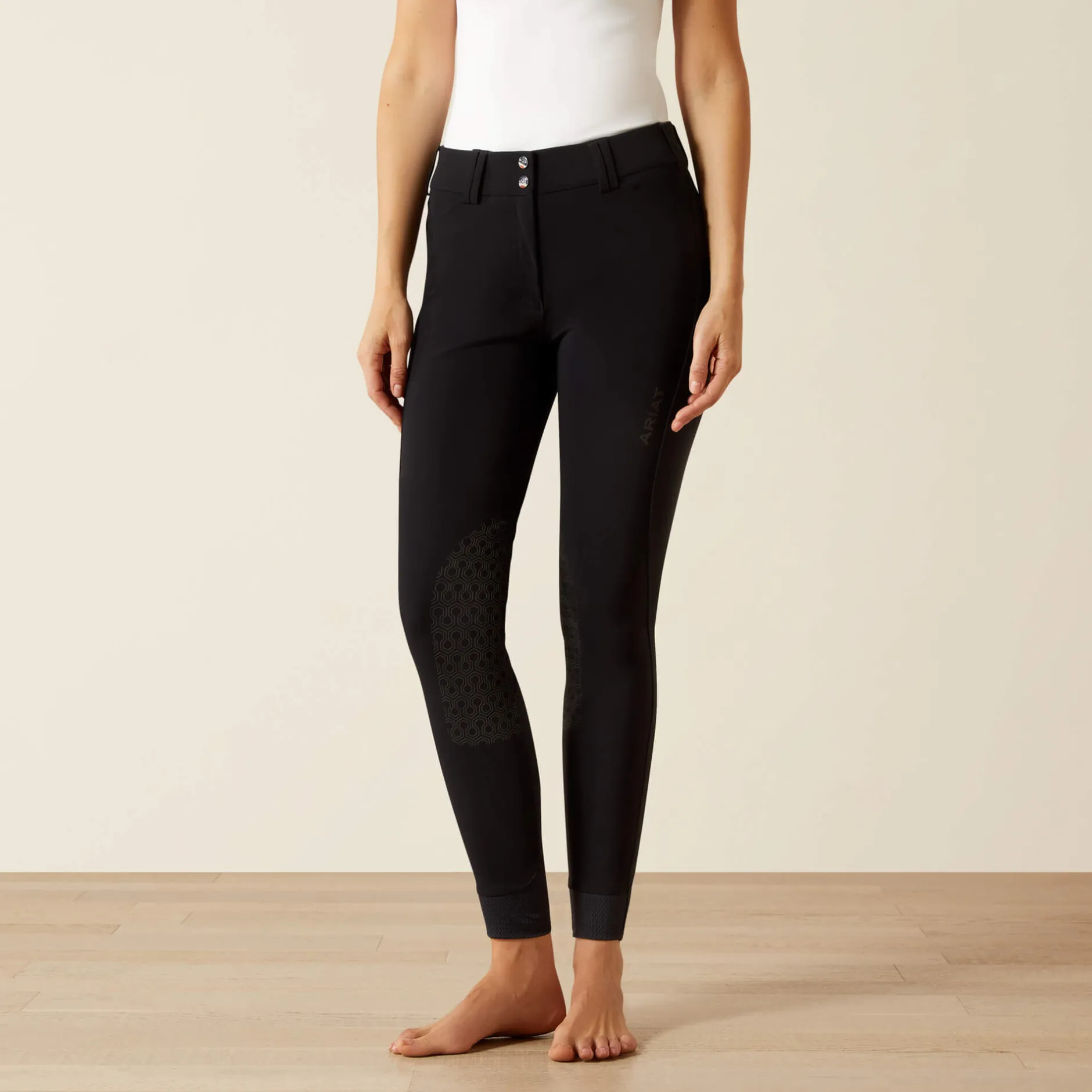 Ariat Reithosen- & Leggings*Tri Factor Grip Knee Patch Breech BLACK