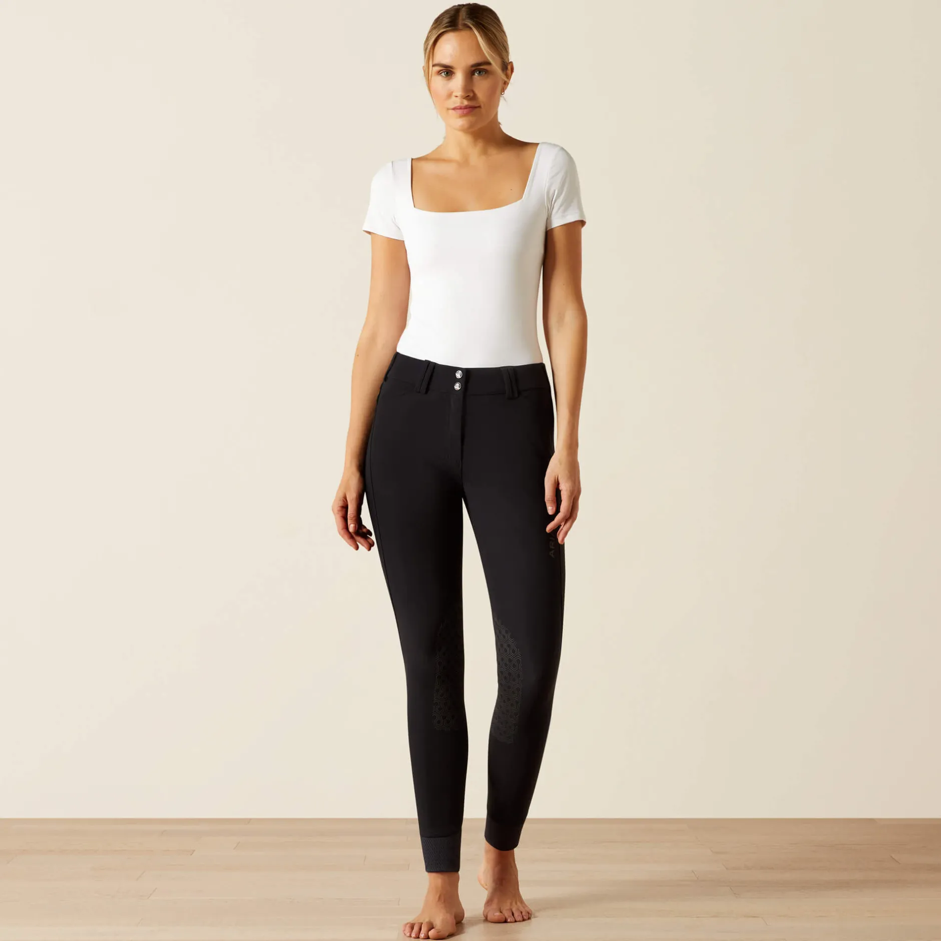 Ariat Reithosen- & Leggings*Tri Factor Grip Knee Patch Breech BLACK