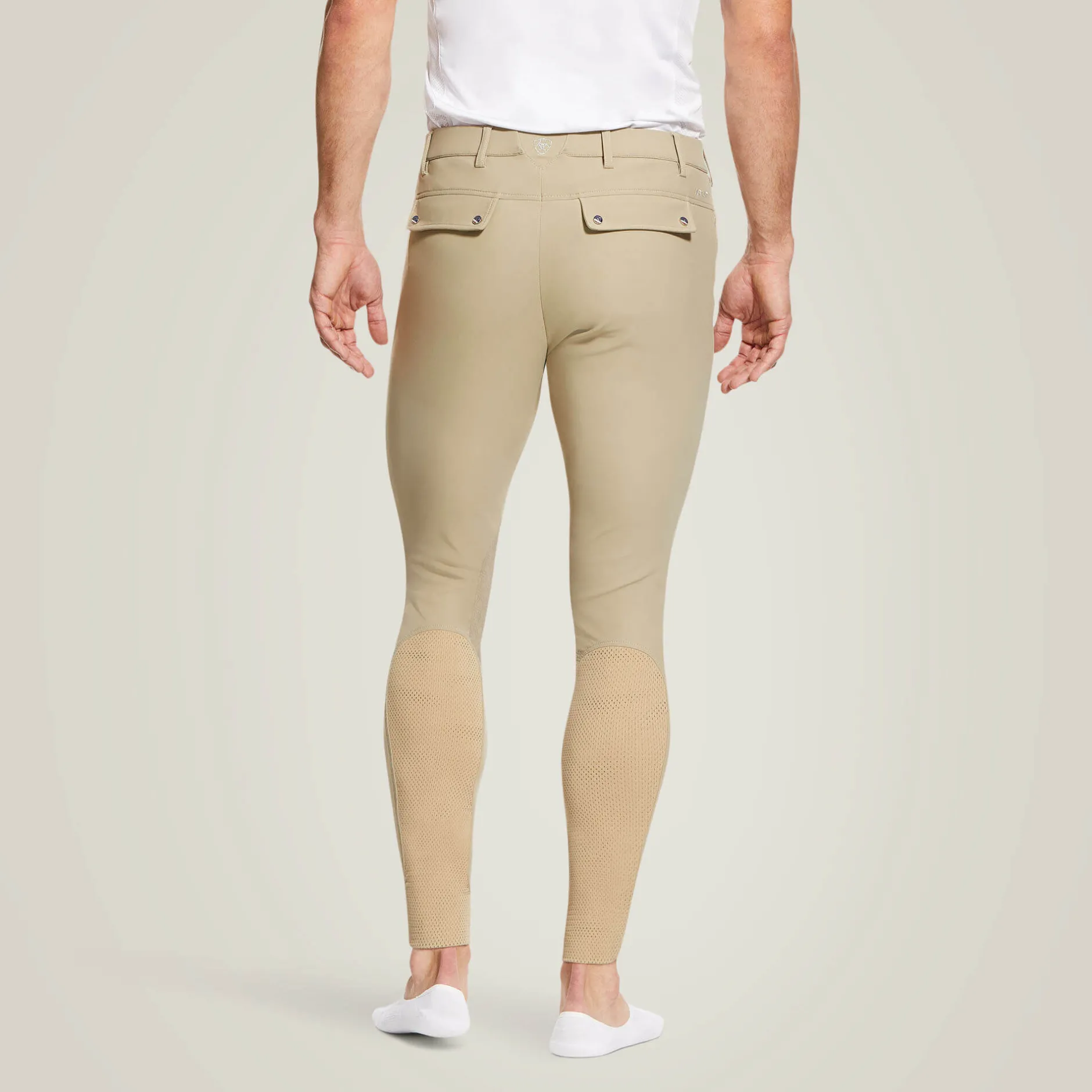 Ariat Reithosen*Tri Factor Grip Knee Patch Breech TAN