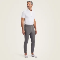 Ariat Reithosen*Tri Factor Grip Knee Patch Breech PLUM GREY