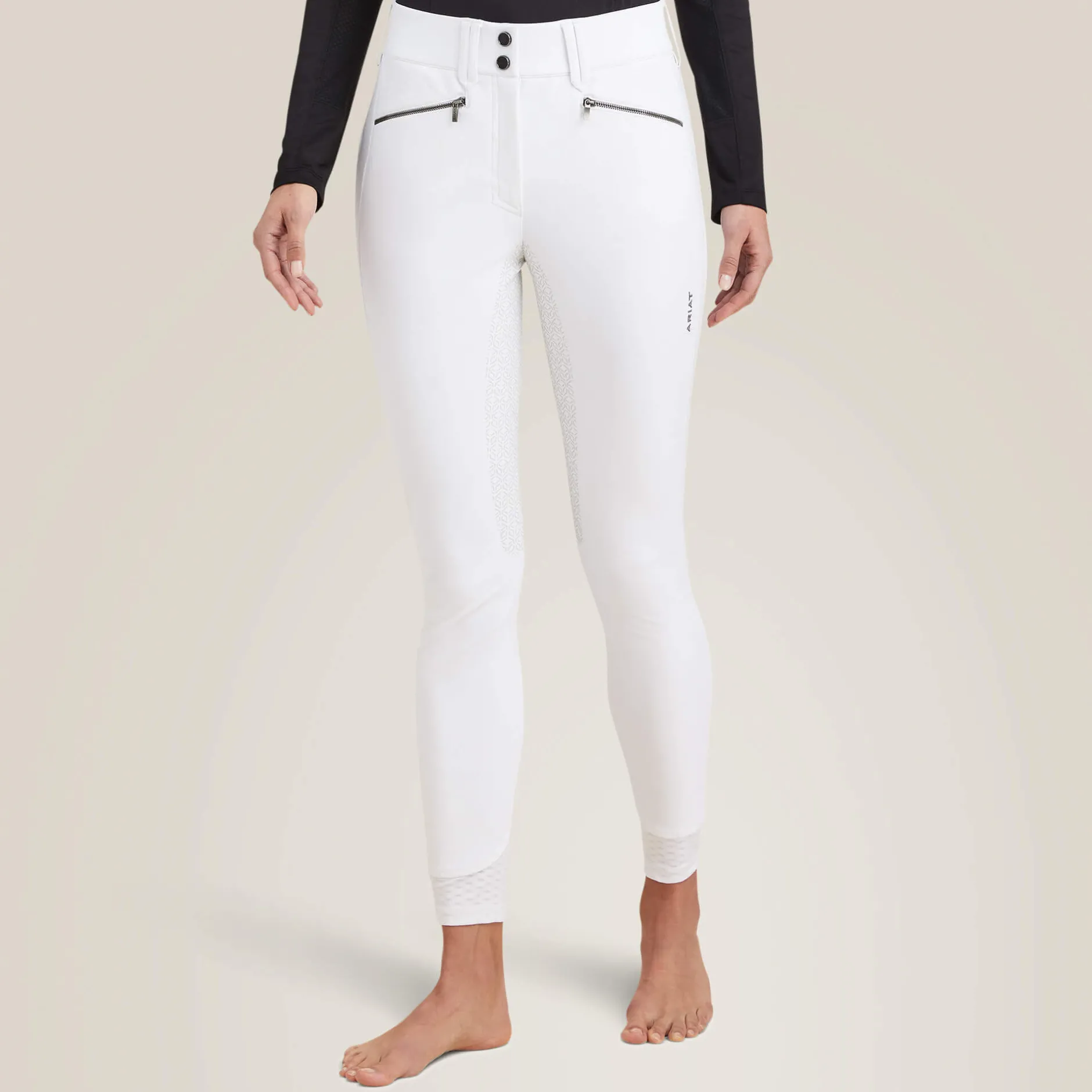 Ariat Reithosen- & Leggings|Turnierbekleidung*Tri Factor X Bellatrix Full Seat Breech WHITE