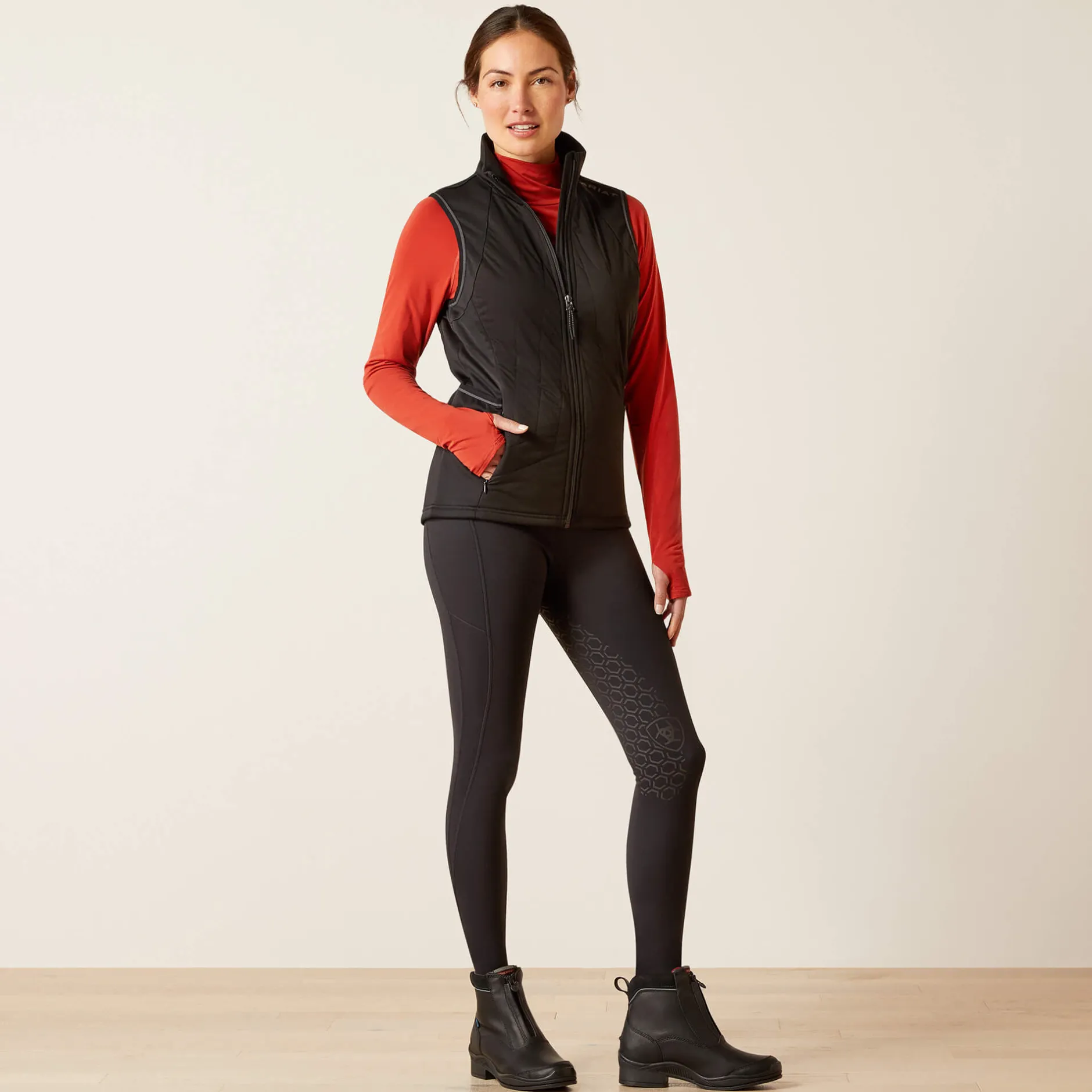 Ariat Sweatshirts & Hoodies*Venture Full Zip Gilet BLACK
