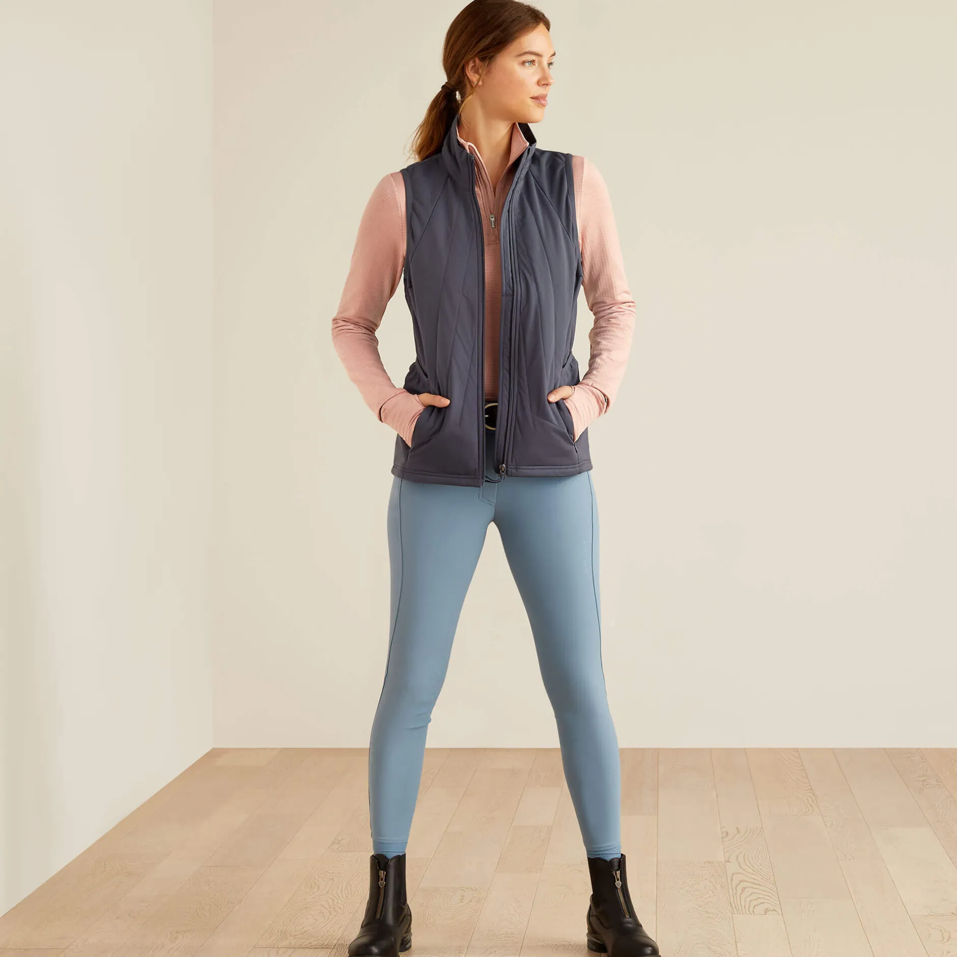Ariat Sweatshirts & Hoodies*Venture Full Zip Gilet OMBRE BLUE