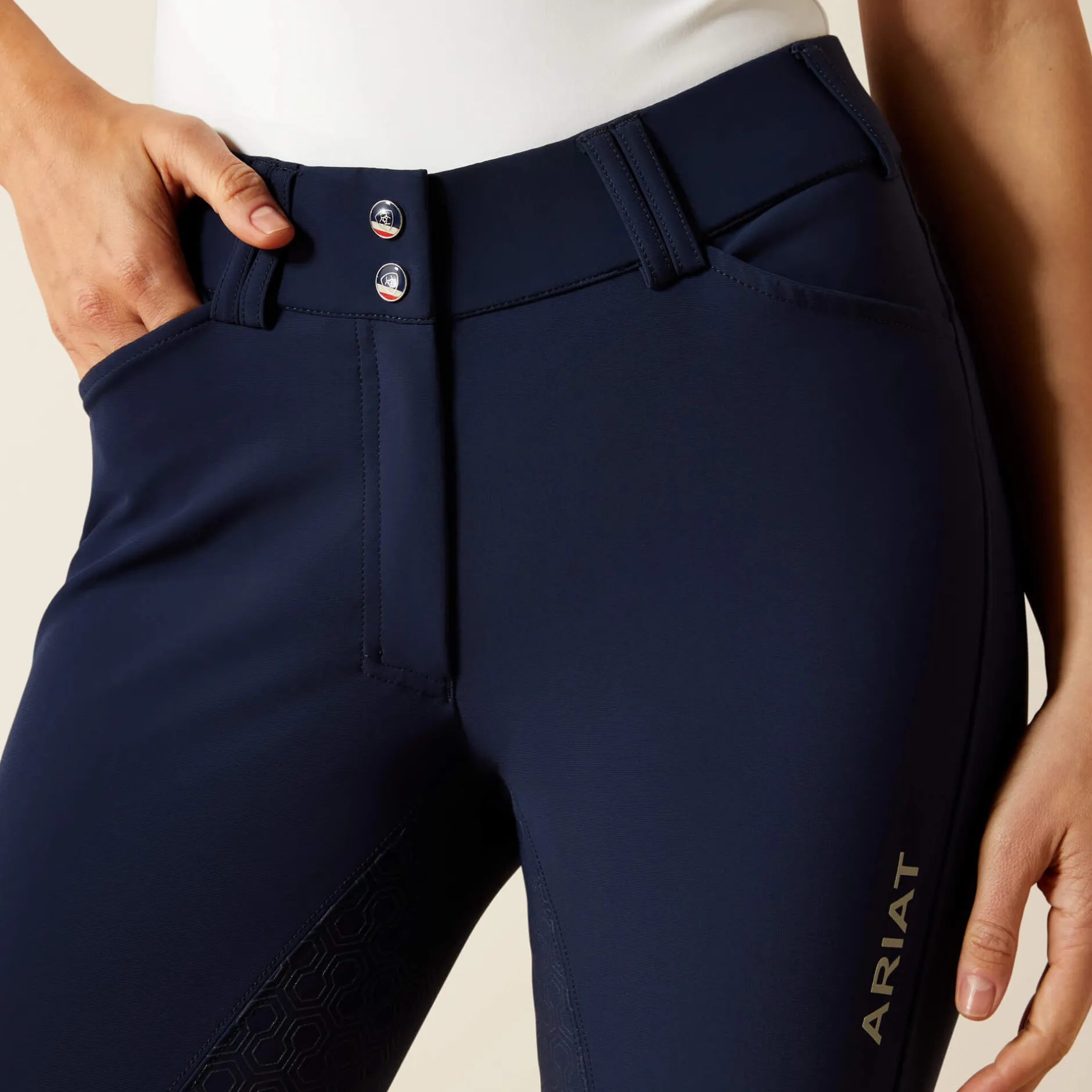 Ariat Reithosen- & Leggings*WMS Tri Factor Grip Full Seat Breech NAVY