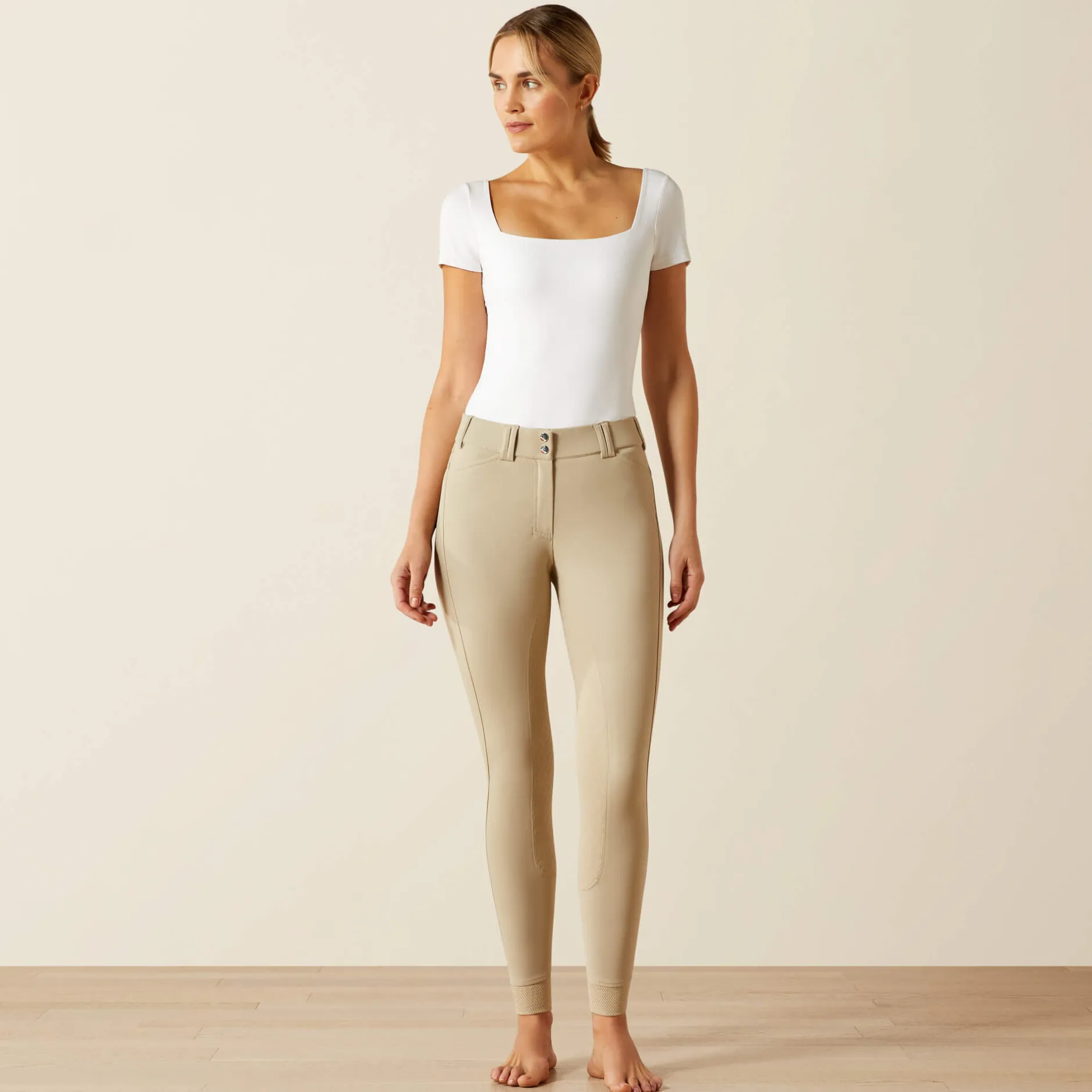 Ariat Reithosen- & Leggings*WMS Tri Factor Grip Full Seat Breech TAN