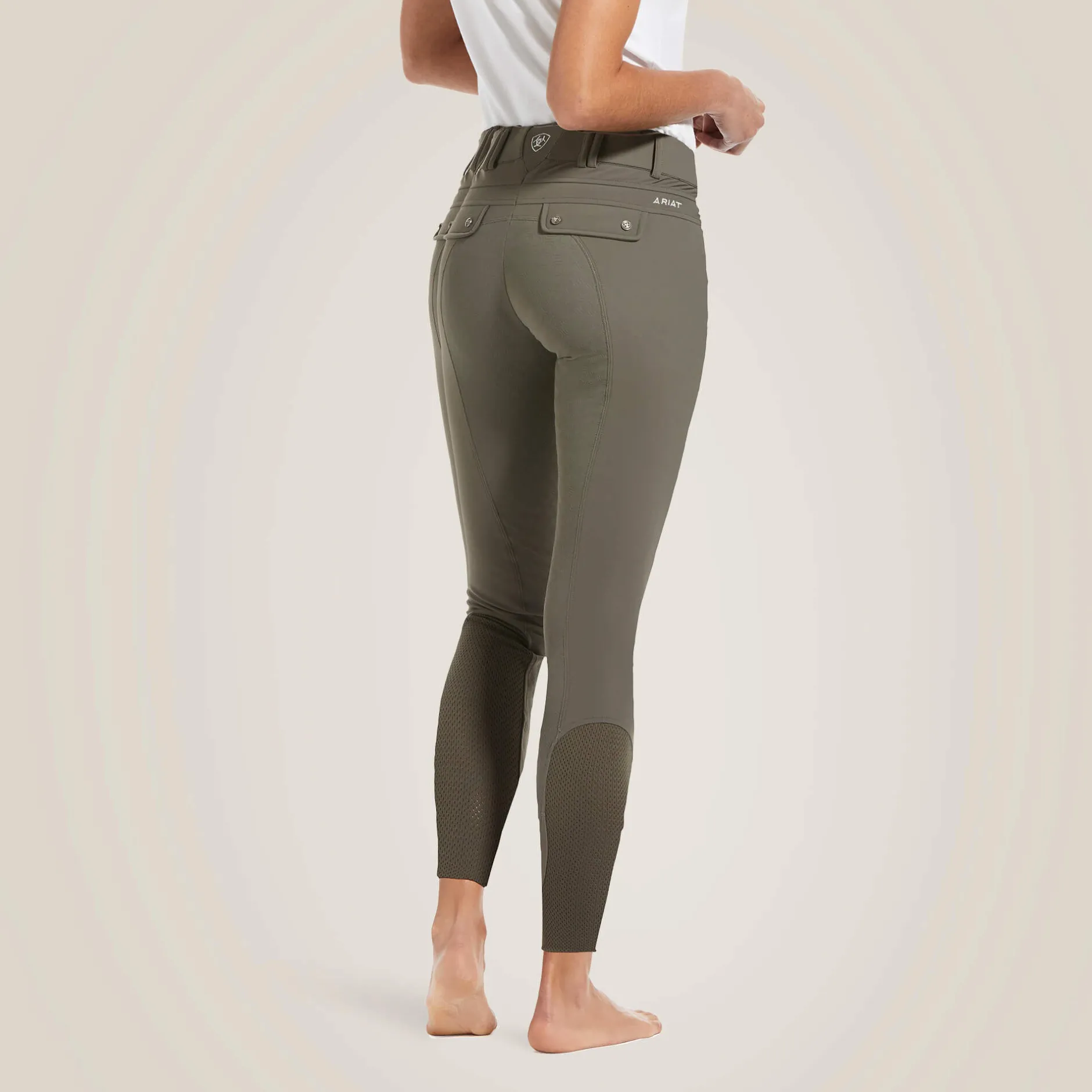Ariat Reithosen- & Leggings*WMS Tri Factor Grip Full Seat Breech BANYAN BARK