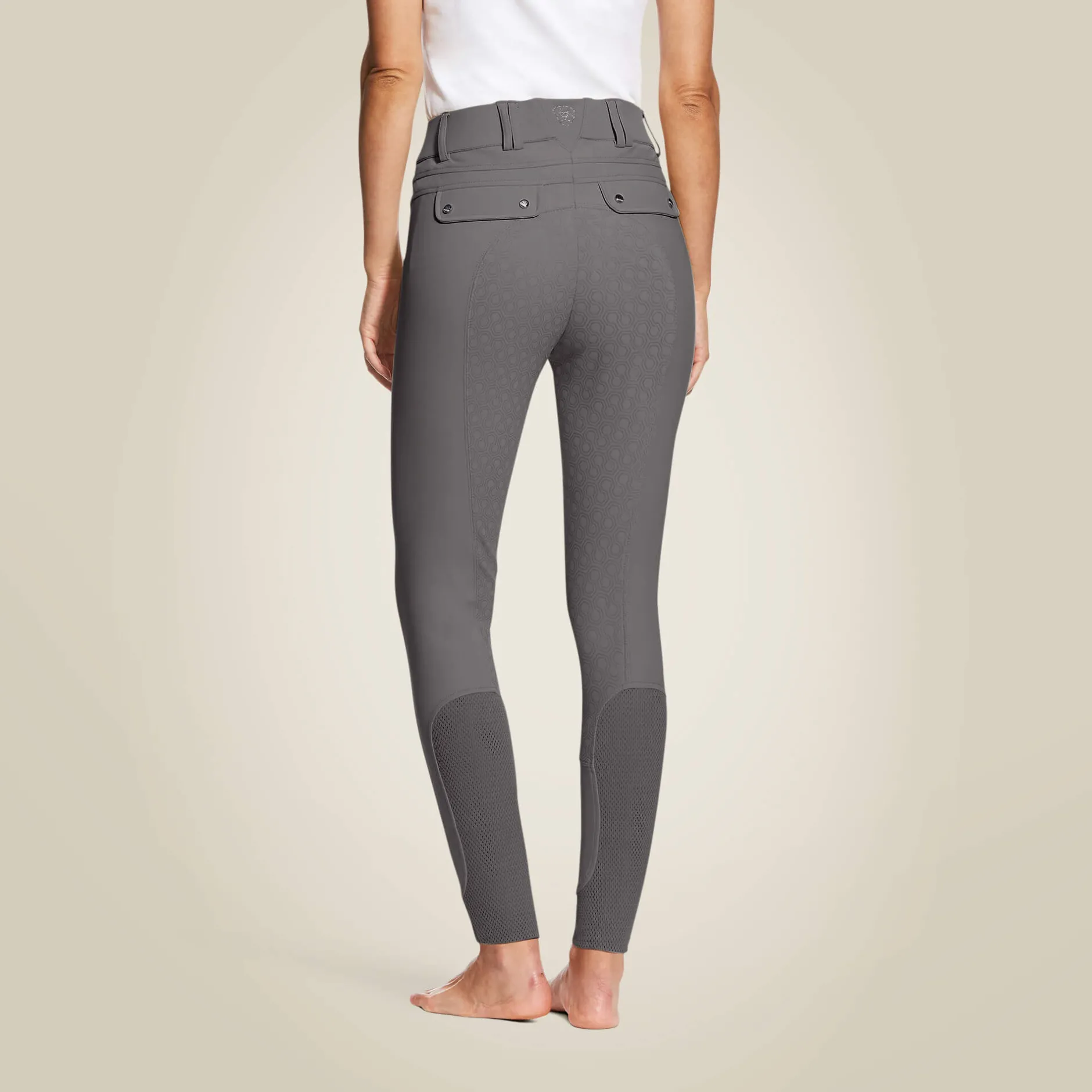 Ariat Reithosen- & Leggings*WMS Tri Factor Grip Full Seat Breech PLUM GREY