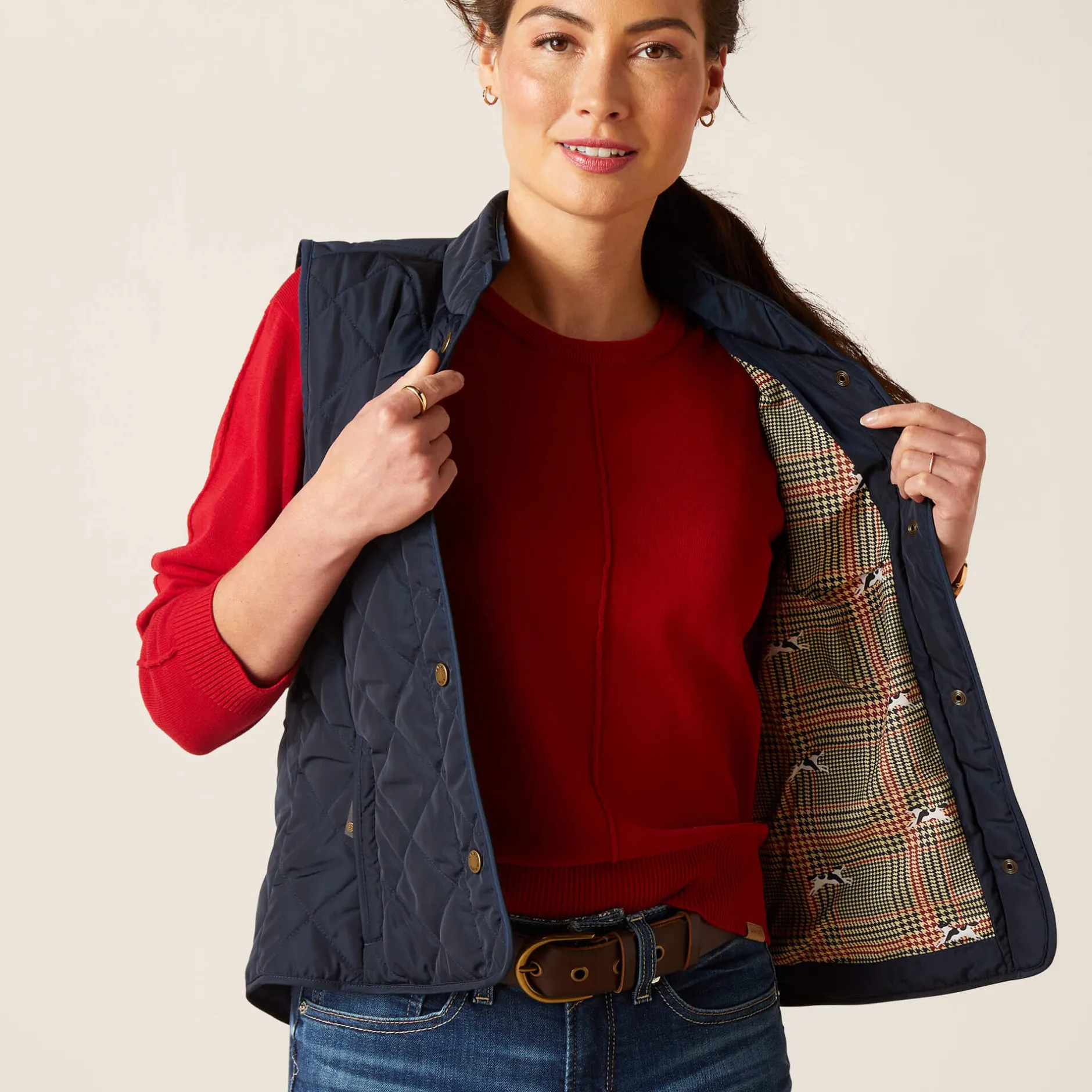 Ariat Oberbekleidung*Woodside Quilted Gilet NAVY