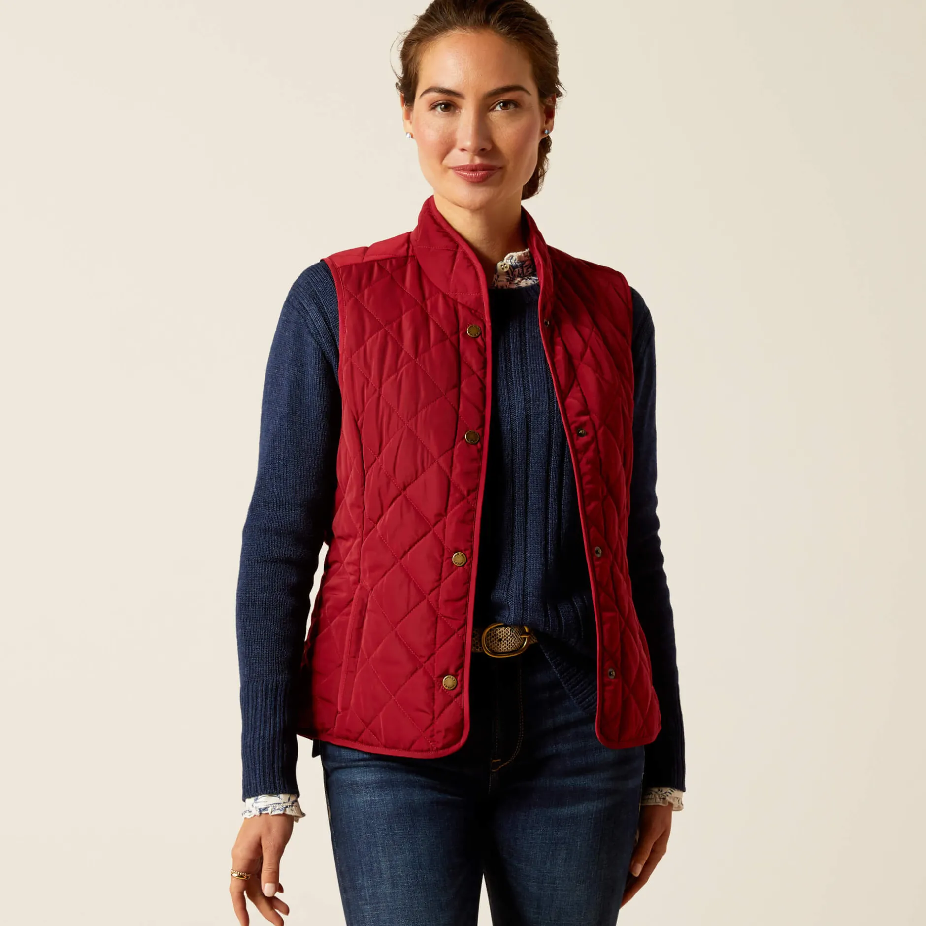 Ariat Oberbekleidung*Woodside Quilted Gilet RUBAIYAT