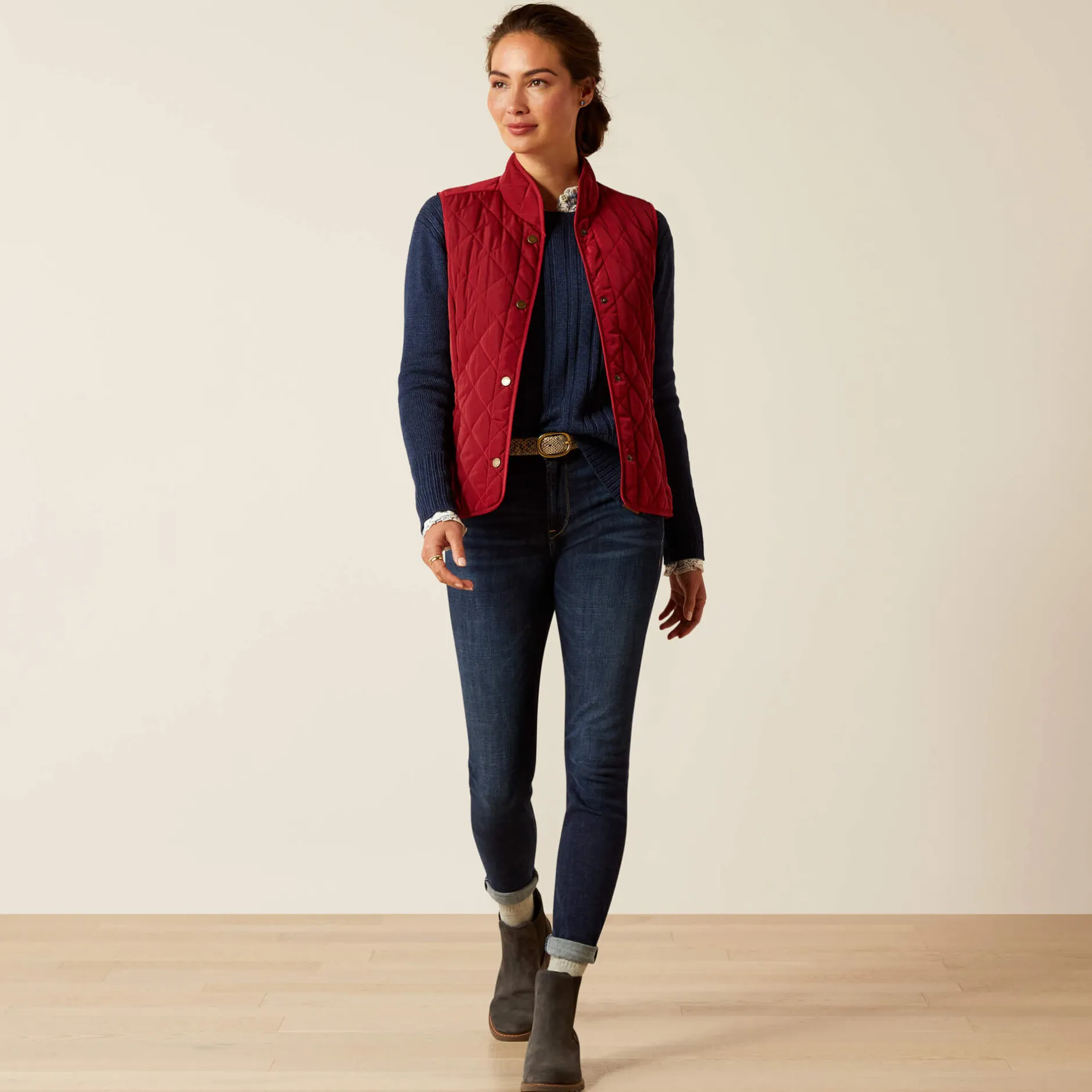 Ariat Oberbekleidung*Woodside Quilted Gilet RUBAIYAT
