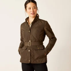 Ariat Oberbekleidung*Woodside Quilted Insulated Jacket EARTH