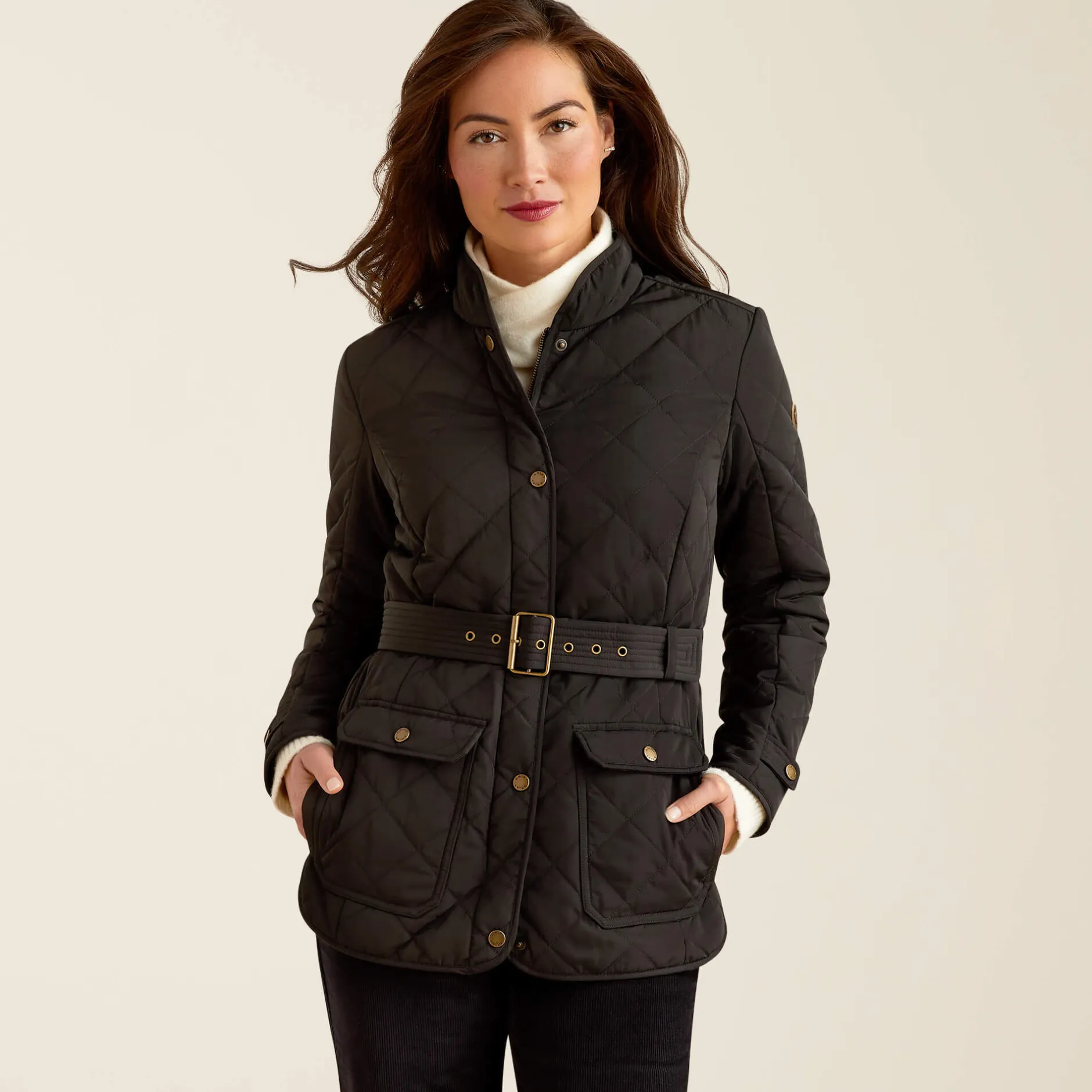 Ariat Oberbekleidung*Woodside Quilted Insulated Jacket BLACK