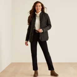 Ariat Oberbekleidung*Woodside Quilted Insulated Jacket BLACK