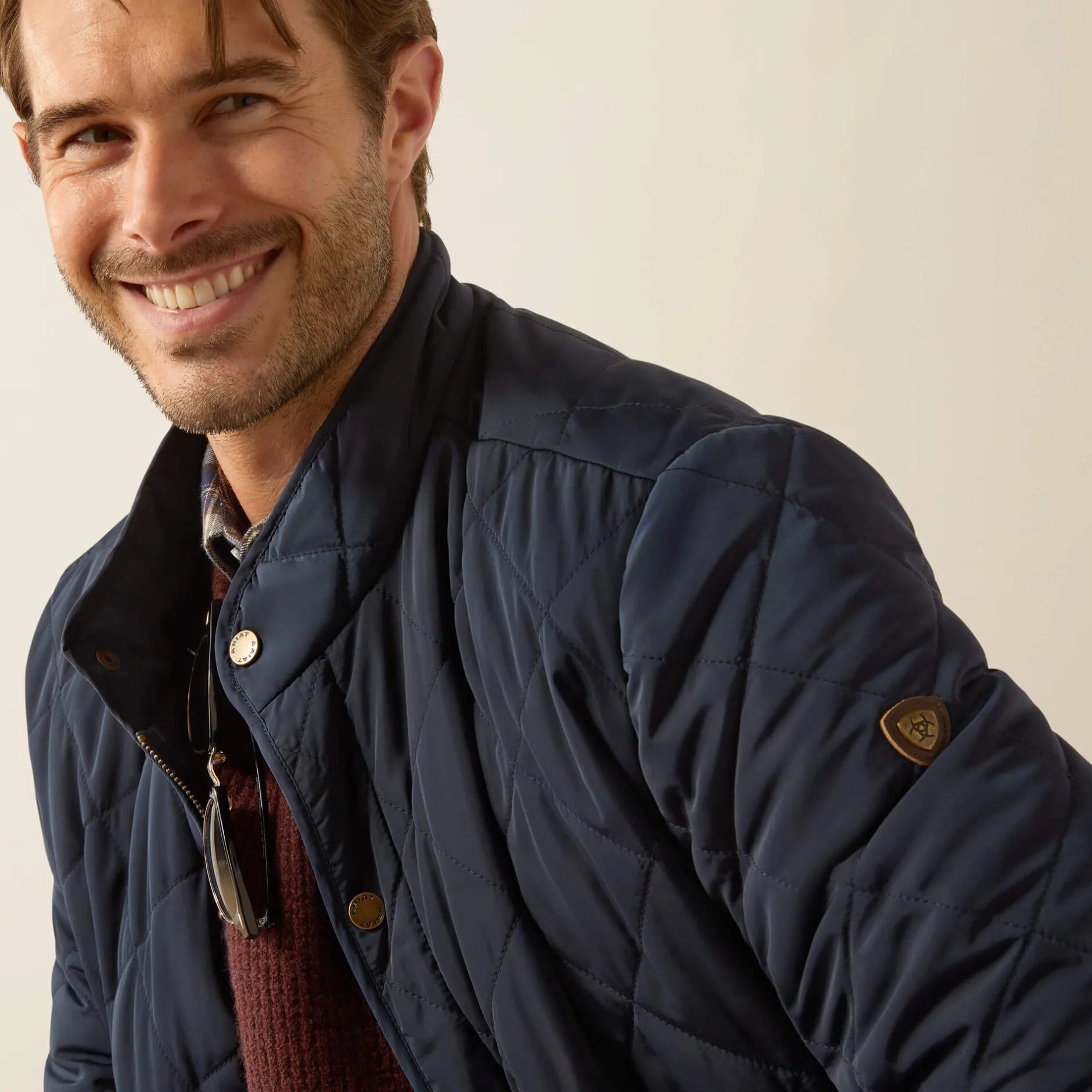 Ariat Oberbekleidung*Woodside Quilted Insulated Jacket NAVY