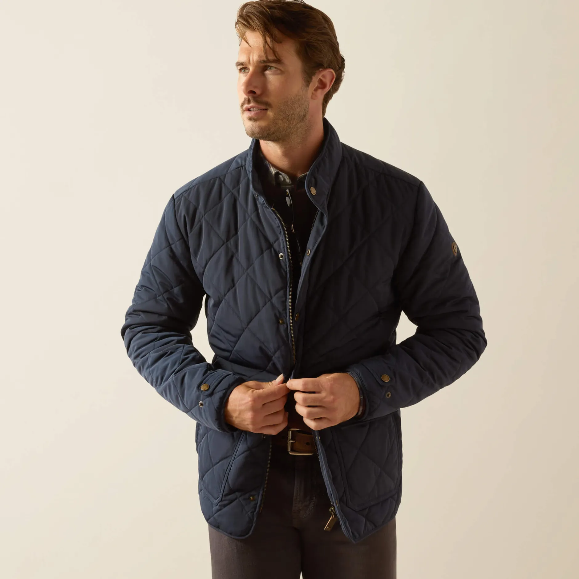 Ariat Oberbekleidung*Woodside Quilted Insulated Jacket NAVY