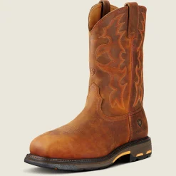 Ariat Pull-On Arbeitsschuhe|Work*WorkHog Wide Square Toe Steel Toe Work Boot TOAST