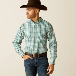 Ariat Westernhemden|Oberteile & T-Shirts*Wrinkle Free Gordie Fitted Western Shirt TEAL