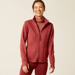 Ariat Sweatshirts & Hoodies*Zaphus Full Zip Sweatshirt BURNT RUSSET