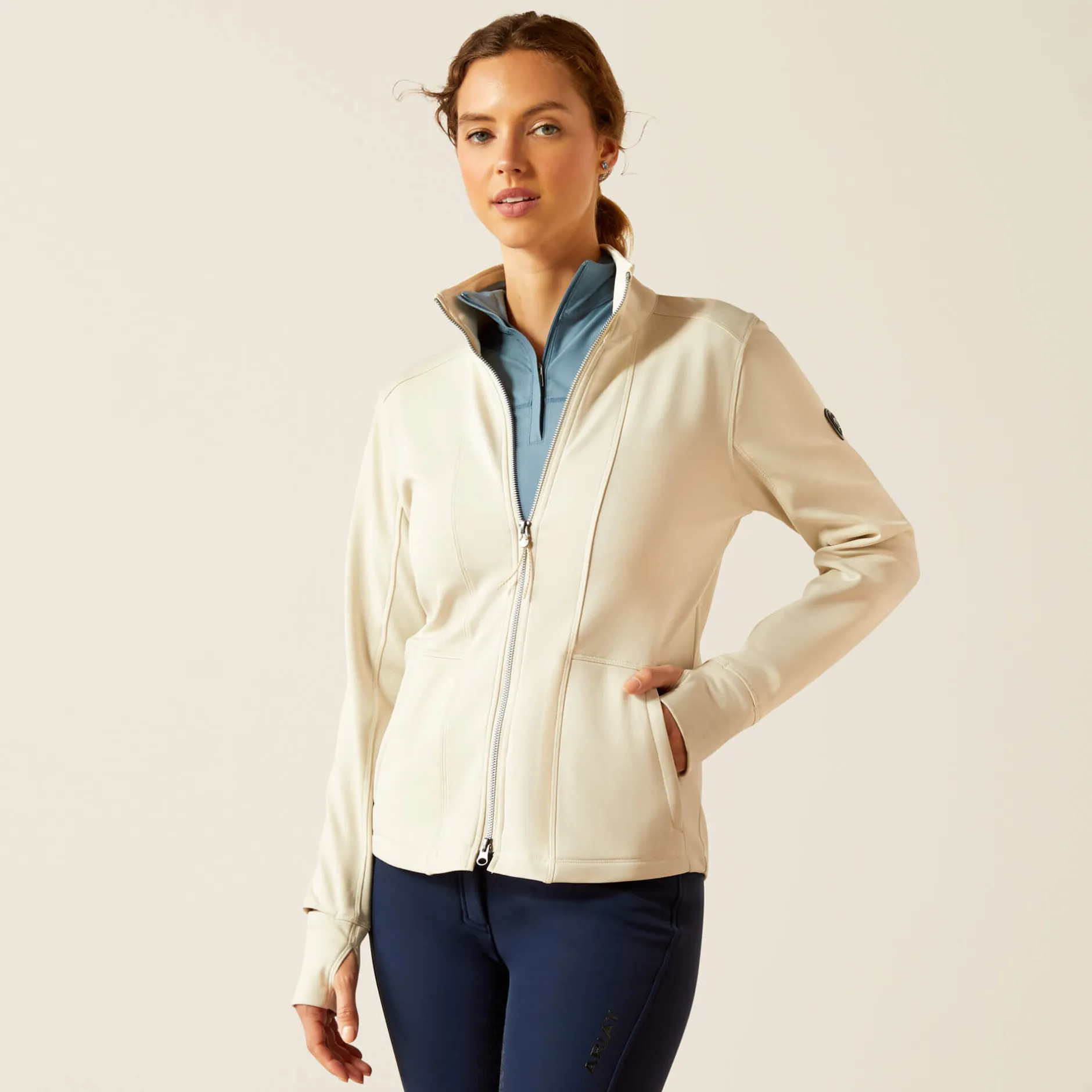 Ariat Sweatshirts & Hoodies*Zaphus Full Zip Sweatshirt SUMMER SAND